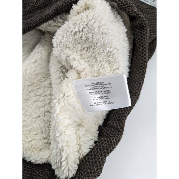 Orvis Sweater Mens Extra Large Brown Pullover 1/4 Quarter Zip Preppy XL - Picture 7 of 8